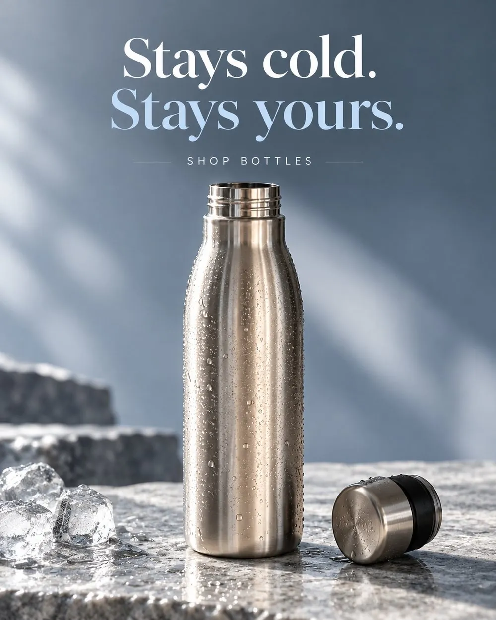 Insulated bottle poster
